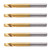 5pcs CNC End Mill HighSpeed Steel Spiral Router Bit Milling Cutter Accessory 4 X 8 X 45mm