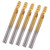5pcs CNC End Mill HighSpeed Steel Spiral Router Bit Milling Cutter Accessory 4 X 8 X 45mm