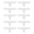 10Pcs 3 Way Plastic Fitting Pressure Temperature Resistant T Shaped Tee 1/2 Barb Fitting11.1
