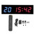 2.3in 6 Digit LED Timer with Remote Control Digital Timing Countdown Interval Timer AC 110‑240V US Plug