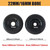 2Pcs 4'' Grinder Wheel Disc Wood Shaping Wheel Wood Grinding Disk for Angle Grinders with 16mm/0.63in Arbor