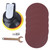 5in Pneumatic Sander Air Powered 10000RPM Car Polishing Waxing Machine with 180Grit Sandpapers  Interface