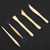 2 Set Clay Wood Sculpting Tool Wooden Handle Pottery Carving Ceramic Modelling Supplies