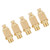 5pcs/set Brass Pneumatic Muffler Silencer Air Flow Speed Control 1/8 BSP Valve