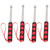 4Pcs Telescopic Rod Tool Portable Extending Long Pen Pick Up Stick Home Inspection Tool 120cm