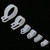 200pcs Nylon Plastic P Fasteners Clips Clamps Assorted Box for Cable Conduit Kit (White)