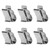 50 Pcs Solar Panel Cable Clips Stainless Steel Photovoltaic Wire Clip for Home Kayaks Fishing Boats Trailers