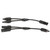 1 Pair Y Branch Connector Solar Panel Adapter Cable Splitter
