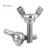 5pcs Bag 304 Stainless Steel Wing Butterfly Screws Bolts Machine Fastener(M5 * 10mm)
