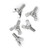 5pcs Bag 304 Stainless Steel Wing Butterfly Screws Bolts Machine Fastener(M5 * 10mm)