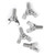 5pcs Bag 304 Stainless Steel Wing Butterfly Screws Bolts Machine Fastener(M5 * 10mm)