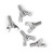 5pcs Bag 304 Stainless Steel Wing Butterfly Screws Bolts Machine Fastener(M5 * 10mm)
