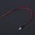 10pcs 12v 5mm LED Light emitting Diode Wired Multicolor LED Light Cable 20cm 0.06W(Warn white)