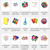 DIY Arts and Crafts Supplies Kit 2000+ Pieces Set Activity Craft Materials with Carrying Box Handmade Educational Gift for Students School Kindergarten Home Craft Art Supplies