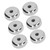 20Pcs Round Cup Neodymium Magnet NdFeB Stainless Steel Anti Corrosion Ring Rare Earth Magnet for Industry