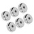 20Pcs Round Cup Neodymium Magnet NdFeB Stainless Steel Anti Corrosion Ring Rare Earth Magnet for Industry