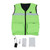 Cooling Vest 3 Gear Water Circulation and Fan Cooling Air Conditioned Clothes with Reflective Strip for Outdoor Work