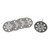 10pcs Rotary Tool 30mm 8 Holes Diamond Circular Saw Blades Cutting Wheel Discs   2 Mandrel