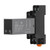 Delay Timer Relay 2 Way LCD Digital Display Electrical Multifunctional with Base AC36V