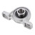 KP001 12mm Pillow Block Bearings Flange Bore Auto Self Adjust Center Mounted Support
