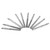 10pcs 3.175*15MM Single Flute Tungsten Carbide End Mills CNC Bits for Wood Acrylic Cutting