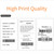 80mm Embedded Thermal Printer Module with TTL+RS232+USB Connections Supports ESC/POS Commands 72mm Printing Width 180mm/s Speed Auto Paper Cutter Compatible with Windows Linux Android Systems