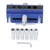 Doweling Jig Kit with 6 Drill Bushings Self Centering Pin Jig Woodworking Drilling Guide Set for Straight Holes Blue