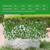 Simulation Fence Fence Telescopic Fence Fake Flowers Green Leaves Outdoor Garden Fence Wall Guardrail Decorative Leaves Blocking Plants Small