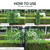Simulation Fence Fence Telescopic Fence Fake Flowers Green Leaves Outdoor Garden Fence Wall Guardrail Decorative Leaves Blocking Plants Small