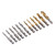 Tap Drill Bits Set Titanium Plated 4241 High Speed Steel Hex Shank with Red Plastic Box