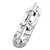 Door Latch Lock 110x38mm 316 Stainless Steel High Accuracy Electrolytic Polishing Process Sliding Bolt Lock