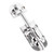 Door Latch Lock 110x38mm 316 Stainless Steel High Accuracy Electrolytic Polishing Process Sliding Bolt Lock