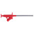 Test Hook Clip Jumper Wires Lead Multimeter Auto Current Flexible J.30042 4mm Banana Jack(Red )