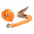Ratchet Strap Polyester Heavy Duty Tie Down Strap with Ratchet Buckle for Car Truck Luggage Goods(3 Meters（9.8ft） )