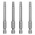10Pcs Screwdriver Bit Electric 4mm Hex Strong Magnetic Hardened Hardware Hand Tool S1/4 65mm