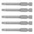 10Pcs Screwdriver Bit Electric 4mm Hex Strong Magnetic Hardened Hardware Hand Tool S1/4 65mm