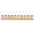 100Pcs Rivet Insert Nut M10 Carbon Steel Color Plated Zinc Rivnut Nutsert Fastening Parts Hardware