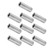 10Pcs Coupling Nut Female Thread Round Rod Connector 304 Stainless Steel M10x1.5 14 L40mm