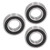 3Pcs Deep Groove Ball Bearing Rubber Seal Accessory Set Kit for Equipment Machine6208