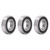 3Pcs Deep Groove Ball Bearing Rubber Seal Accessory Set Kit for Equipment Machine6208