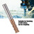 Tungsten Steel Milling Cutter 4 Flute Coating End Mill for Processing Metal HRC60°(D8*60*4T )