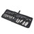 15Pcs Carbon Steel Leather Puncher Belts Hole Manual Chisel Punch Tools Hardware 3‑25mm