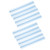 10Pcs Binding Spines Spirals Coils Combs 30 Holes Plastic Strip for Loose Leaf 1/2in Diameter Light Blue