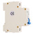 Miniature Circuit Breaker 1P 4500A Breaking Capacity Flame Retardant DIN Rail Mount Circuit Breaker 230V 400V