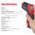 Wintact Non-Contact Infrared Thermometer -58 to 716℉ Precision Digital Thermometer Instant Read Temperature Meter for Food Water Refrigerator HVAC Automotive Mechanics Electricians