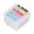 6Pcs Ink Cartridges Compatible Refill Replacement With Permanent Chip 6 Colors for Inkjet Printer T0811N T0812N T0813N T0814N T0815N T0816N