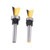 2Pcs/Set Dovetail Bit Joint Router with Bearing Woodworking Milling Cutter 1/4in Shank