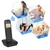 Bisofice Expandable Cordless Phone Telephone with LCD Display Caller ID 50 Phone Book Memories Hands-free Calls Conference Call 16 Languages Support 5 Handsets Connection for Office Business Home Family