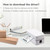80mm USB Shippting Label Printer with Auto Cutter Desktop Direct Thermal Printing Wired Connection Support 1D 2D Barcode for Shipping Tags Business Restaurant Kitchen Supermarket Home Business Retail Store
