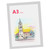 A3 PVC Magnetic Picture Frame Creative Transparent File Display Frame Sign Holder for Refrigerator Whiteboard Cupboard Wall Door